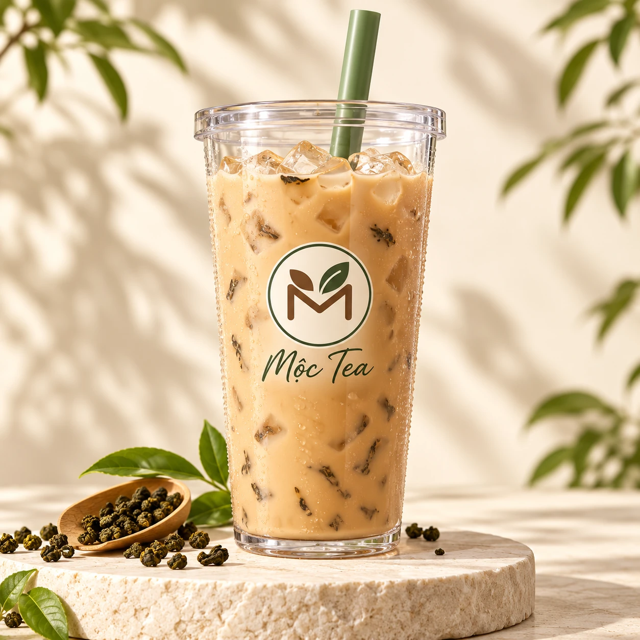 Ảnh minh họa AI: Trà sữa ô long