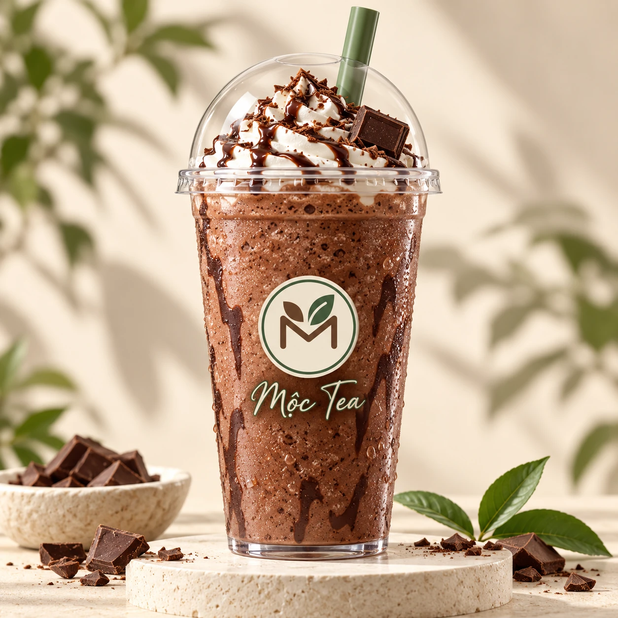 Ảnh minh họa AI: Socola đá xay