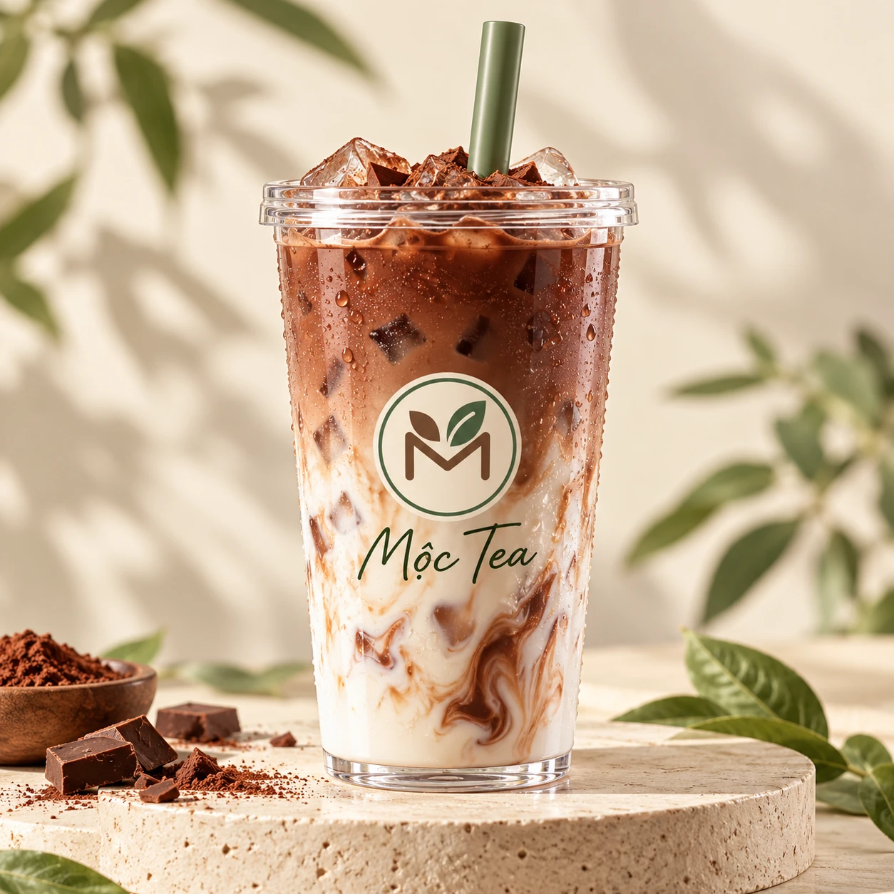 Ảnh minh họa AI: Sữa tươi cacao