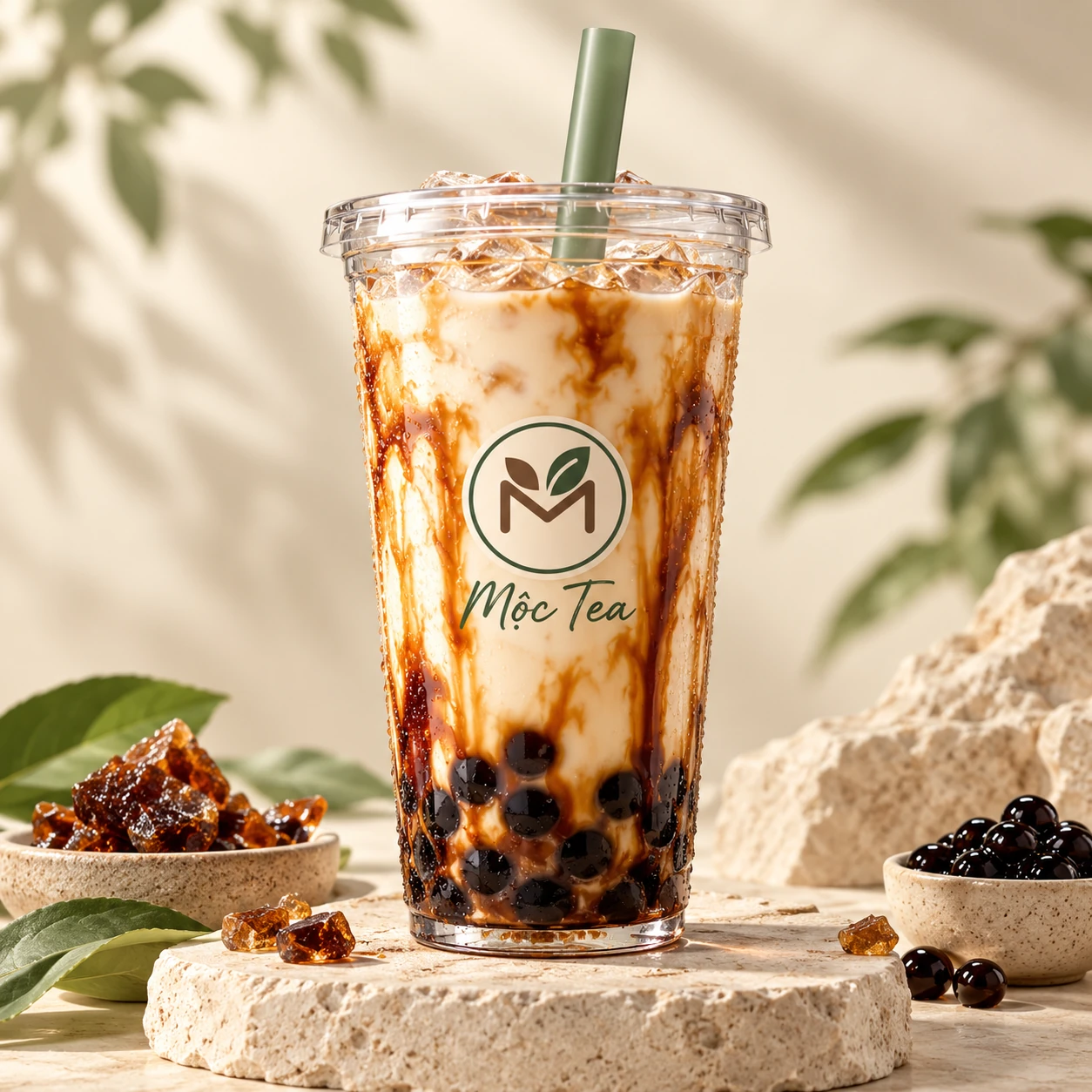 Ảnh minh họa AI: Sữa tươi đường đen