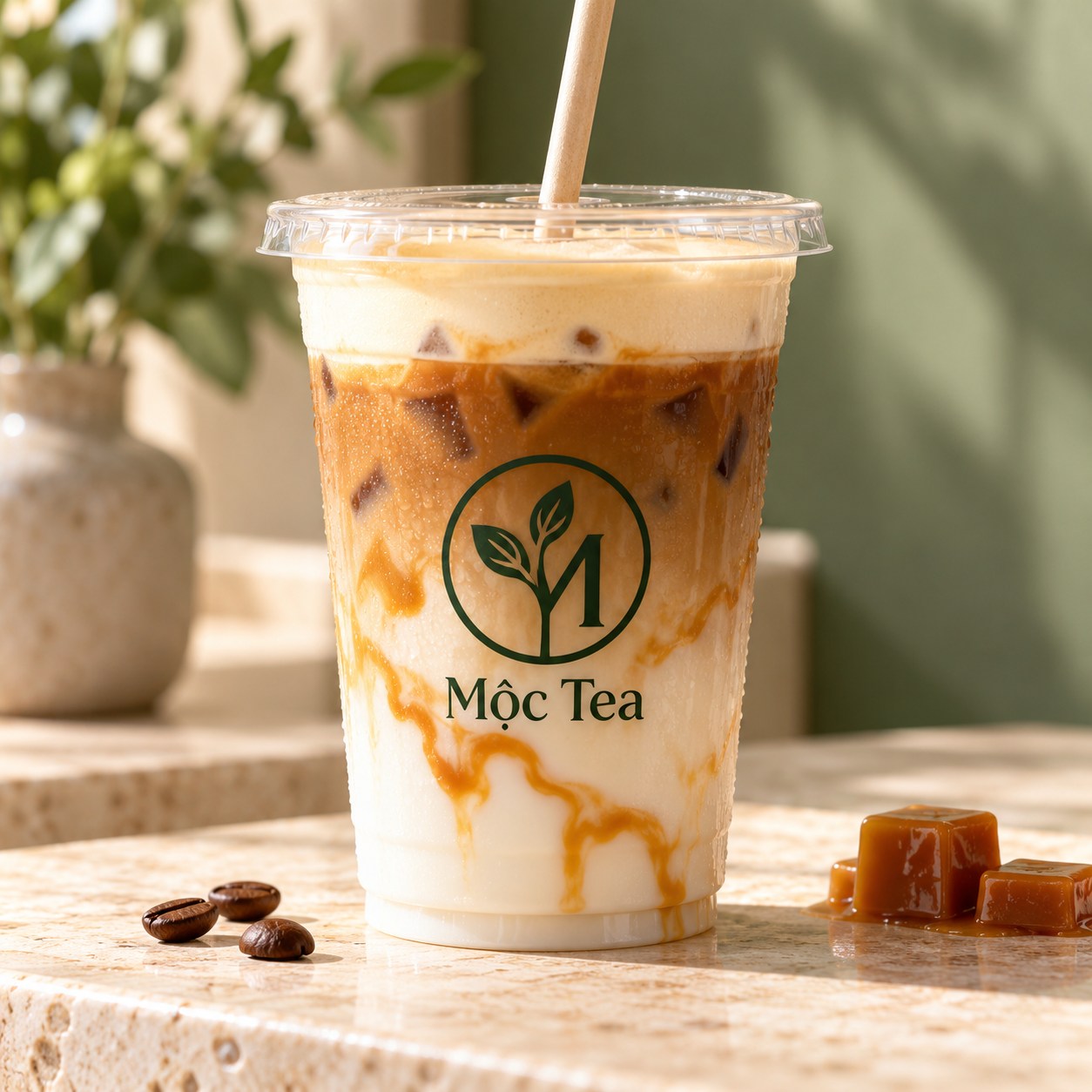 Ảnh minh họa AI: Caramel latte
