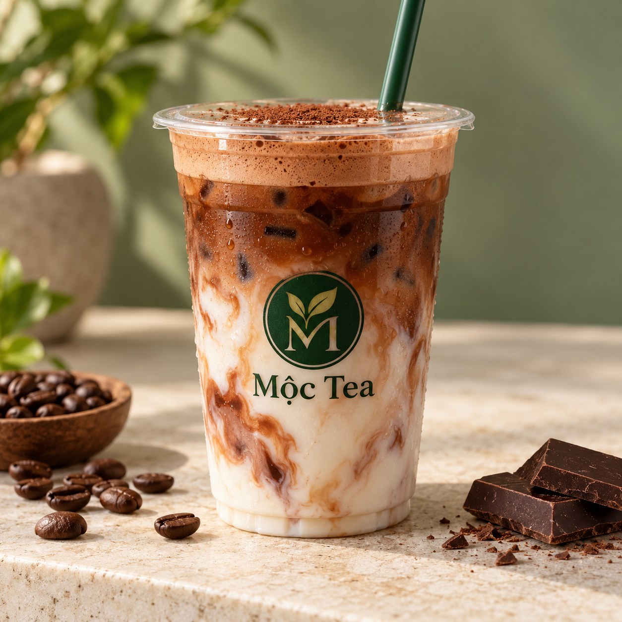 Ảnh minh họa AI: Mocha latte